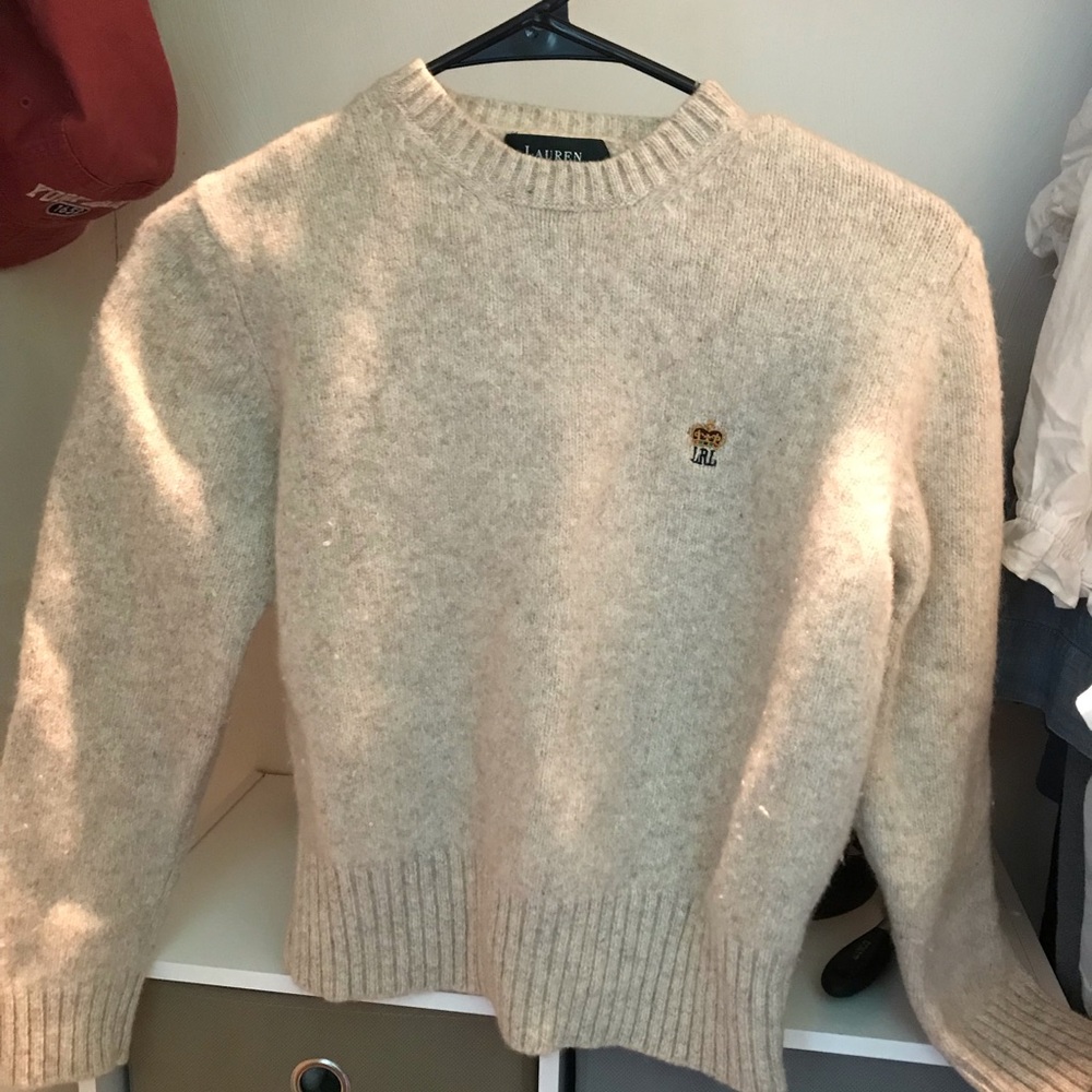 100% wool sweater